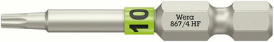 Wera 867 4 embouts torx® hf avec fonction de maintien, tx 10 x 50 mm - 05060506001