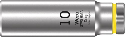 Wera 8790 hma douille manuelle et machine profonde avec 1 4 entraînements, 10,0 x 50 mm - 05004507001