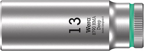 Wera 8790 hma douille manuelle et machine profonde avec 1 4 entraînements, 13 x 50 mm - 05004510001