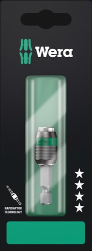 Wera 889 4 1 k porte-embout universel rapidaptor, 1 4 pouces x 50 mm - 1 pièce(s) - 05073421001