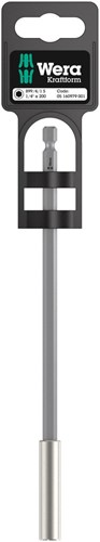 Wera 899 4 1 s porte-embouts universel avec anneau de serrage solide, 1 4 pouces x 200 mm - 1 pièce(s) - 05160979001