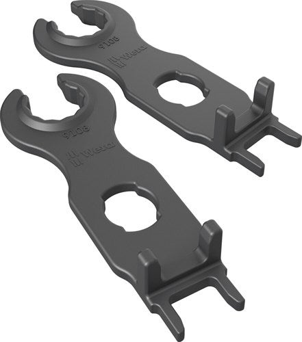 Wera 9108 2 jeux de clés de montage pour connexions enfichables, type mc4, 2 pièces - 05136700001