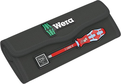 Valise pliable Wera 9476 pour max. Jeux en acier inoxydable Kraftform Kompakt vde, 8 pièces, vides, 180 x 80 mm - 05136539001