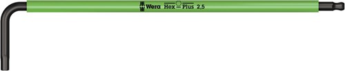 Wera 950 spkl Clé en L multicolore, métrique, blacklaser, hex-plus, 2,5 mm - 1 pièce(s) - 05022604001