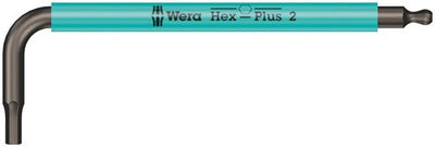 Wera 950 spks Clé en L multicolore, métrique, 2 x 56 mm - 05022670001