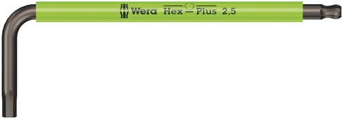 Wera 950 spks Clé en L multicolore, métrique, 2,5 x 63 mm - 05022671001