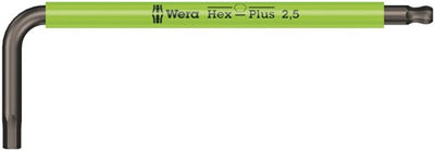 Wera 950 spks Clé en L multicolore, métrique, 2,5 x 63 mm - 05022671001