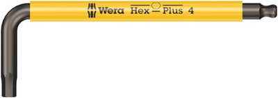 Wera 950 spks Clé en L multicolore, métrique, 4 x 80 mm - 05022673001