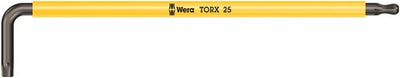 Wera 967 sxl torx® clé coudée multicolore, longue, tx 25 - 1 pièce(s) - 05024486001