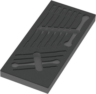Wera 9830 insert en mousse pour 6000 joker set 1, sans outils, 172 x 30 x 392 mm - 05137330001