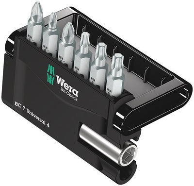 Gamme d'embouts Wera, bit-check 7 universel 4 | ph pz tx | 7 pièces | 1 pièce - 05135810001