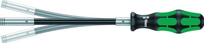 Porte-embouts Wera | 1 4 pouces avec aimant | longueur de la lame 173,5 mm | couteau manche flexible 3 composants | 1 pièce - 05028161001 - 05028161001