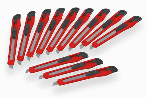 Werkzeyt set de couteaux sécables 12 pièces - wu4250010