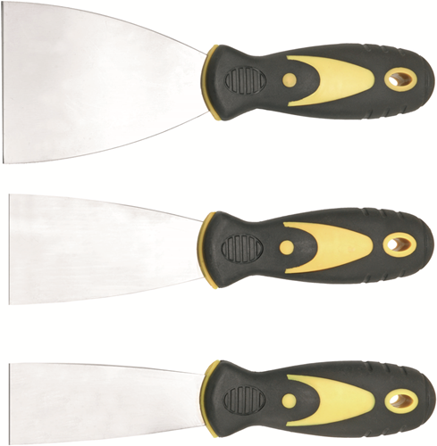 Werkzeyt jeu de spatules en acier inoxydable 3 pcs - b27653