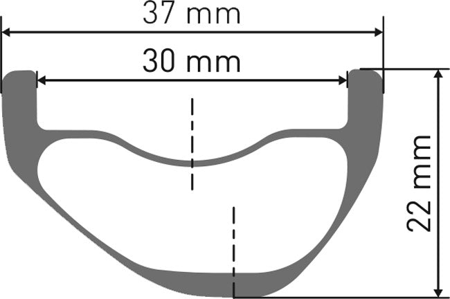Roue avant Dt swiss exc 1200 classic 30 29 carbone cl boost