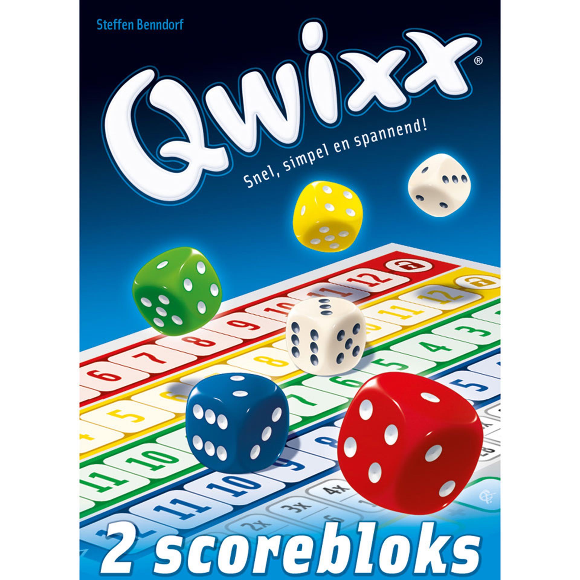 Jeux gobelins blancs qwixx bloks
