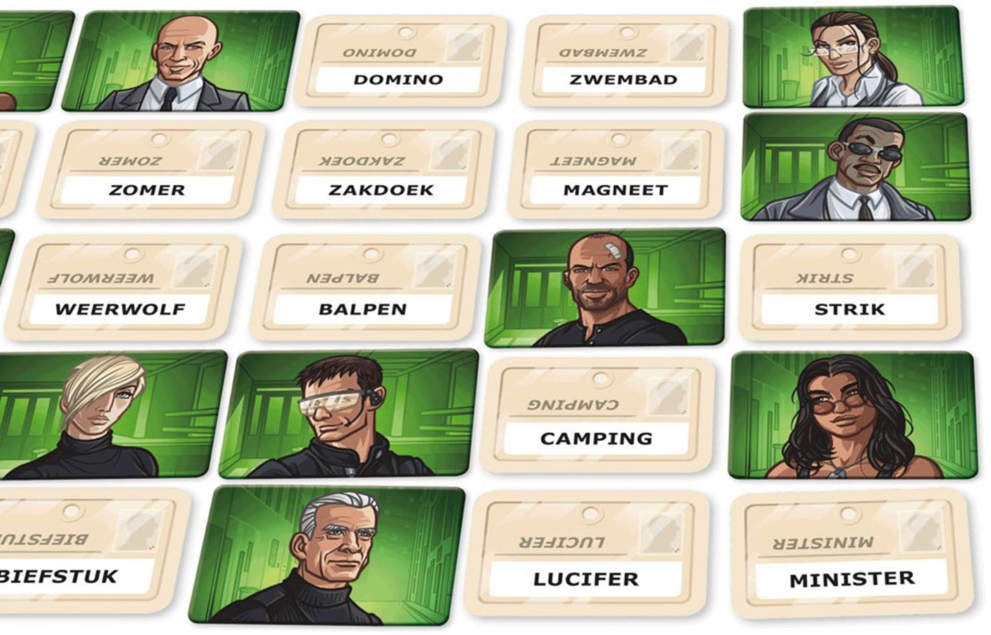 Jeux de codes gobelin blancs jeu de cartes en duo