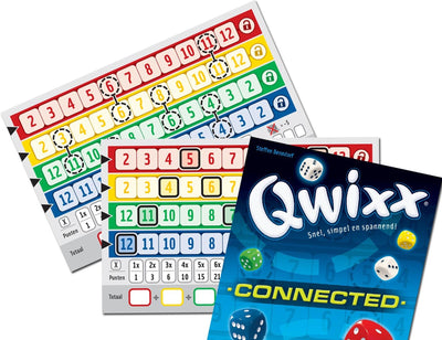 Jeux de gobelin blancs extension Qwixx connectée