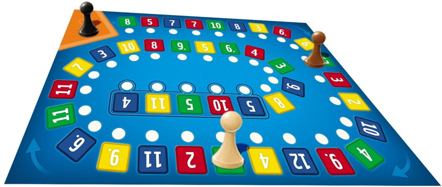 Jeux de gobelin blanc Qwixx à bord