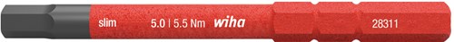 Wiha 283118050 embout slimbit électrique hexagonal 5,0 mm x 75 mm - 37226