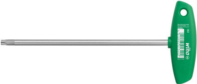 Wiha 364020100 Clé coudée avec poignée croisée Torx® chrome mat T20 x 132 mm - 01332