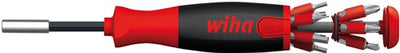 Wiha 38606 | tournevis avec chargeur d'embouts | levage 25 | magnétique | 12 bits - 38606