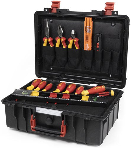 Wiha 9300-70403 boîte à outils set de base l électrique | 18 pièces - 45530