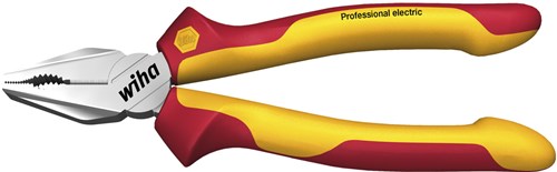 Wiha pince universelle professionnelle électrique avec Dynamicjoint® et Optigrip avec tranchant extra long | 180 mm | 7 - 27418 - 27418