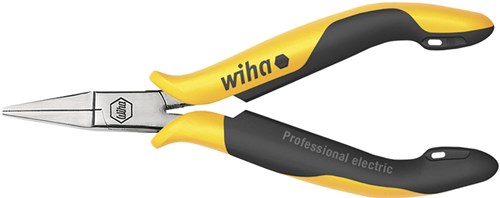 Wiha pince à bec plat professionnelle esd | mors plats courts | 120 mm | 4 3 4 - 26806 - 26806