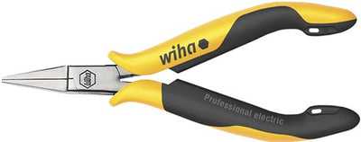 Wiha pince à bec plat professionnelle esd | mors plats courts | 120 mm | 4 3 4 - 26806 - 26806