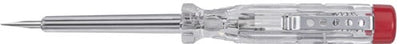 Wiha SB2553 testeur de tension 220-250 volts tête fendue transparent, avec clip sous blister 3,0 mm - 32201