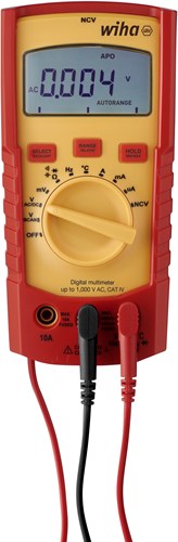 Multimètre numérique Wiha jusqu'à 1 000 V AC, CAT IV