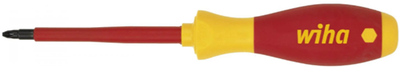 Tournevis Wiha | taille pzd 2 | longueur de lame 100 mm isolé vde | 1 pièce - 00879 - 00879