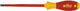 Tournevis Wiha | largeur de coupe 3 mm | longueur de lame 100 mm isolé vde | avec indication de taille | 1 pièce - 00821 00821