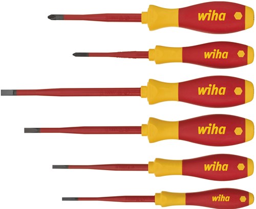 Wiha Tournevis Set Softfinish Electric Slimfix