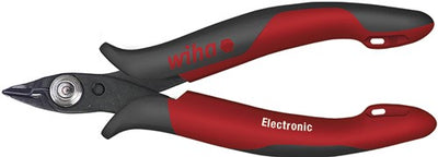 Wiha pince coupante électronique, tête étroite et pointue et ressort de serrage sans biseau | 126 mm 5 - 26813 - 26813