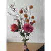 Roberts collection fleur artificielle pivoine spray 64cm orange