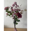 Collection de fleurs artificielles Roberts boule de neige real touch 85 cm mauve