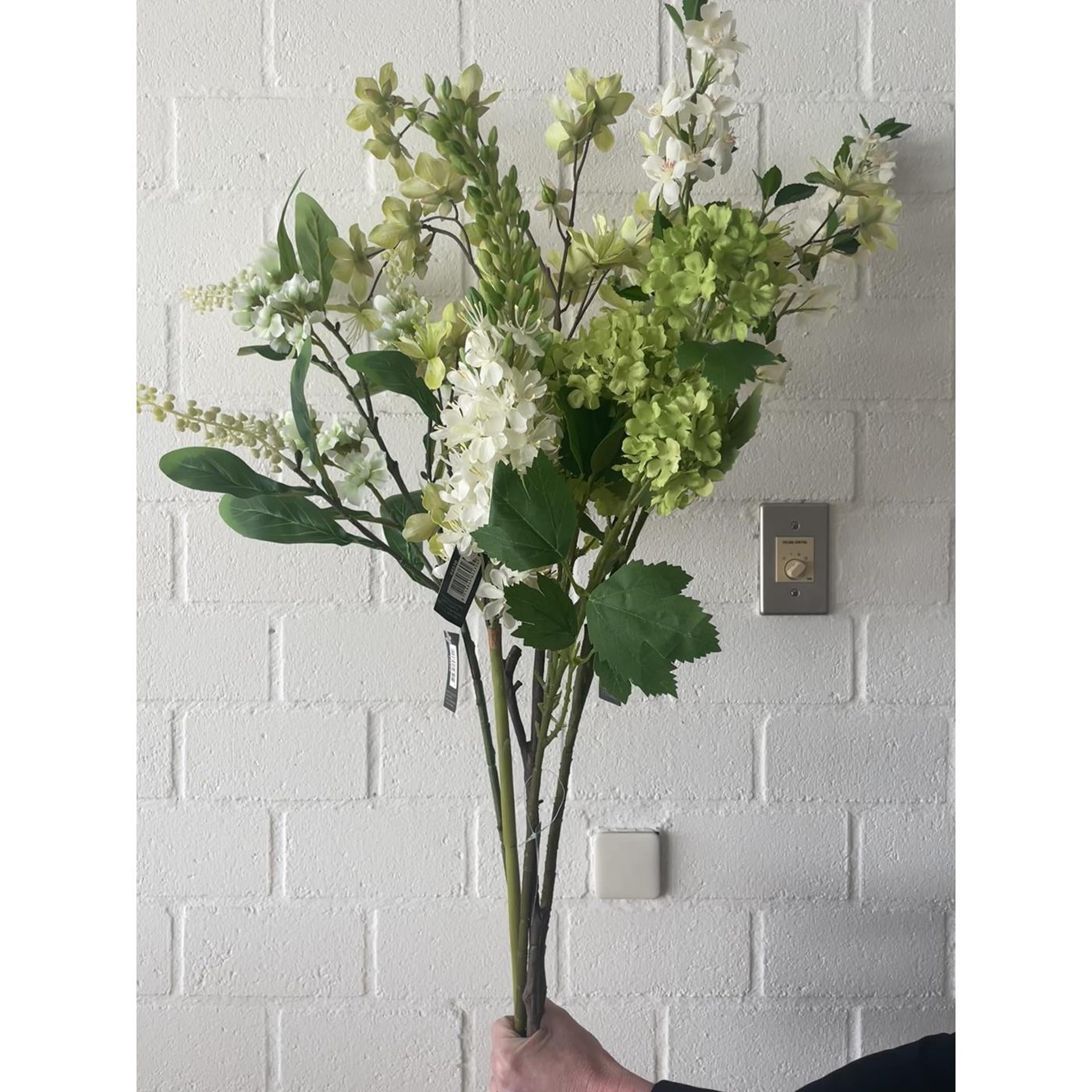 Roberts collection branche artificielle de lupin en gerbe 95cm blanc