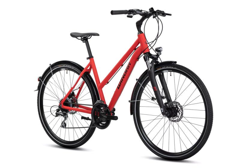 Winora domingo 24 sport 28 pouces 48 cm dames 24v rouge