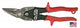 Ciseaux métalliques Wiss, coupe à gauche, rouge, 248 mm - m1r - m1r