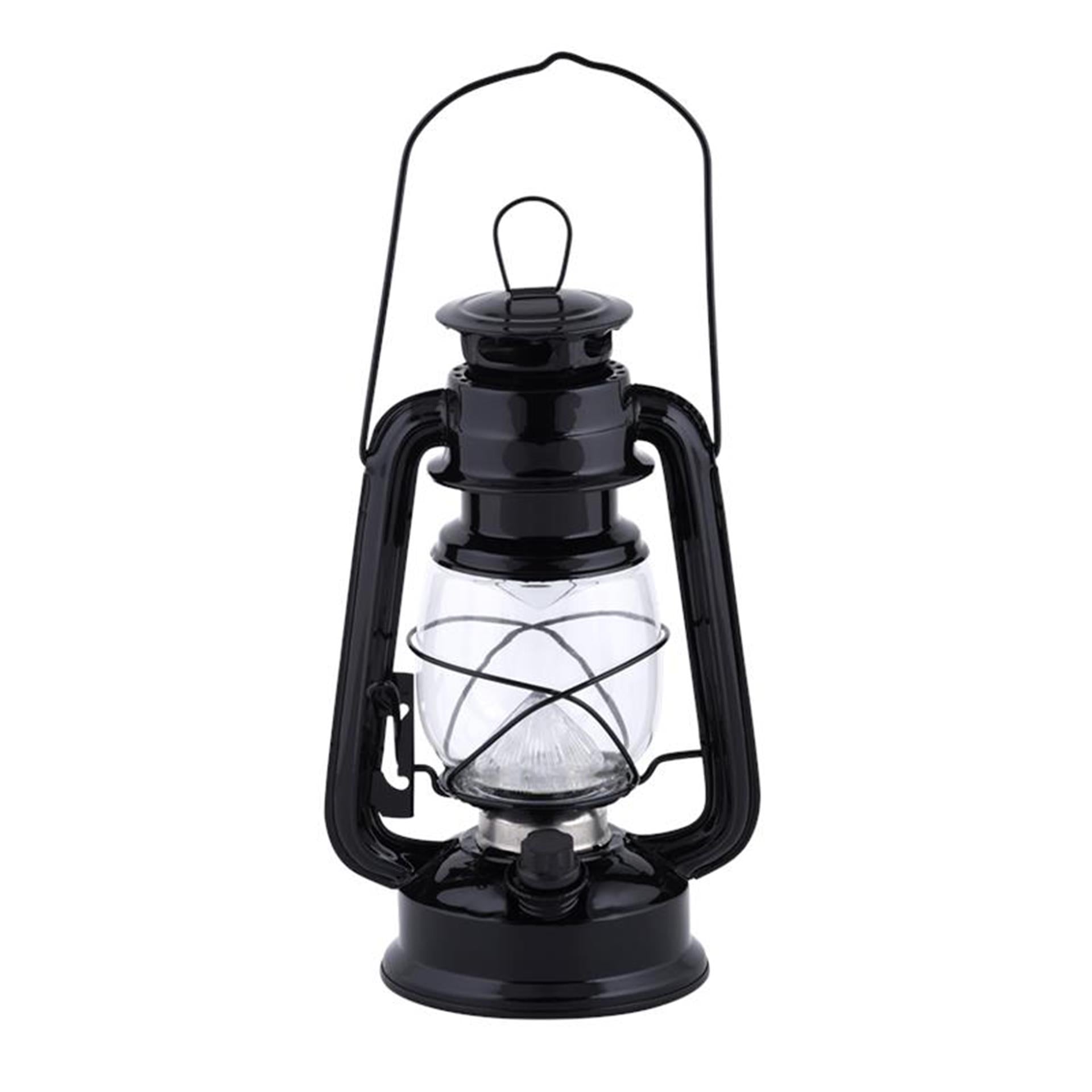 Esschert lampe LED design lanterne noire