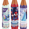 Disney Spidey Stitch La Reine des Neiges 8 crayons de couleur