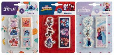 Gommes araignées Frozen Stitch 4 pièces