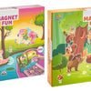Ensemble amusant d'aimants Moxy 65 pièces