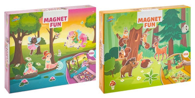 Ensemble amusant d'aimants Moxy 65 pièces