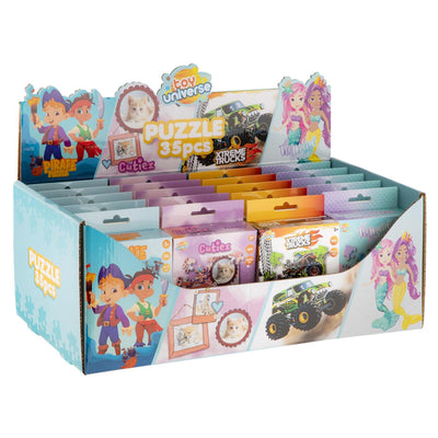Jouet univers puzzle bois mini 35 pcs. 21x15cm. 4ânes