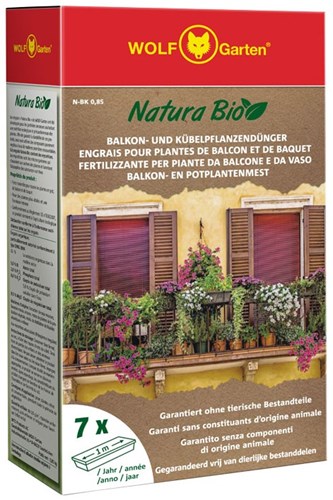 Wolf garten natura engrais biologique pour balcon et plantes en pot n-bk 0,85 - 3856505