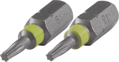 Jeu d'embouts Wolfcraft | torx® | t8 9 | 2 pièces | 1 jeu - 2495000