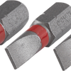 Mors Wolfcraft solides | emplacement 0,8x5,5, 1,0x5,5, 1,2x6,5 | 3 pièces - 1338000